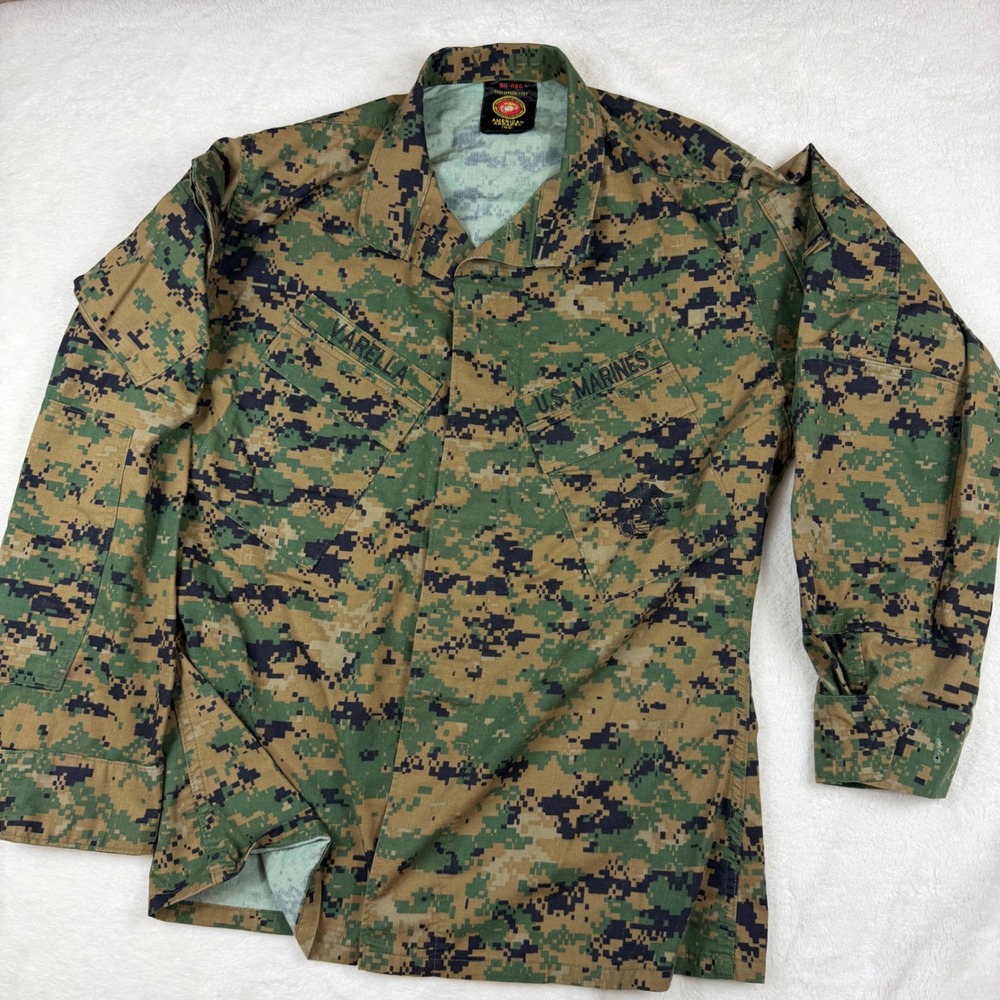 USMC MARPAT Woodland Digital Camo Utility Blouse American Apparel Small Regular